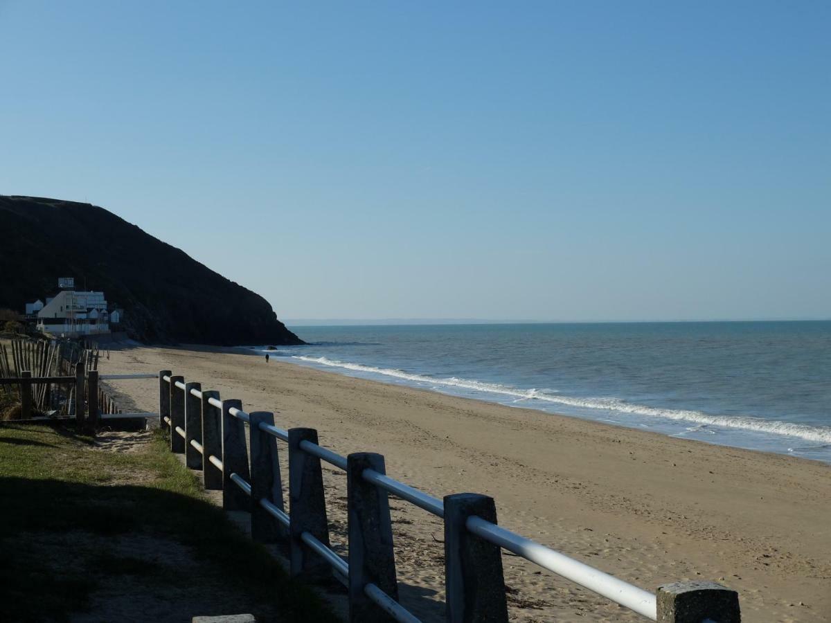 Baie Mt St Michel , Jullouville , Villa Caprice Rdc , 50 M Mer ,7 Pers , Pres Plage Dday Jullouville-les-Pins Exterior foto