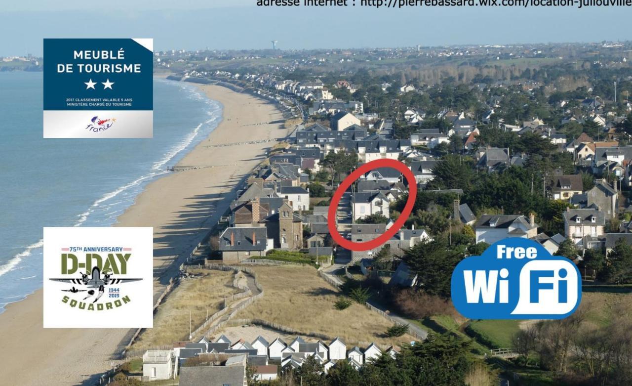 Baie Mt St Michel , Jullouville , Villa Caprice Rdc , 50 M Mer ,7 Pers , Pres Plage Dday Jullouville-les-Pins Exterior foto